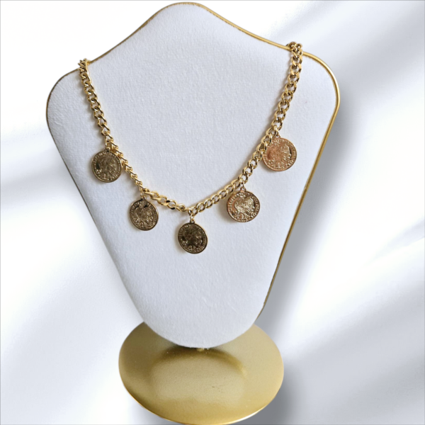 Collier breloques en acier inoxydable