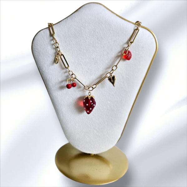 Collier breloques en acier inoxydable
