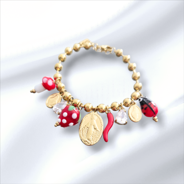 Bracelets breloques acier inoxydable