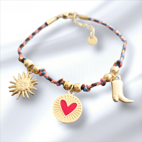 Bracelet breloquesacier inoxydable