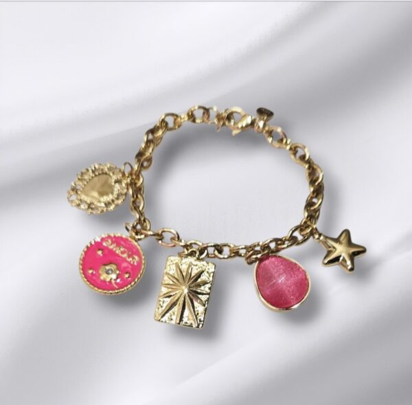 Bracelet amour rose