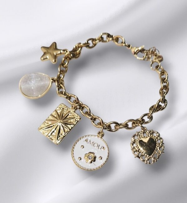 Bracelet amour blanc