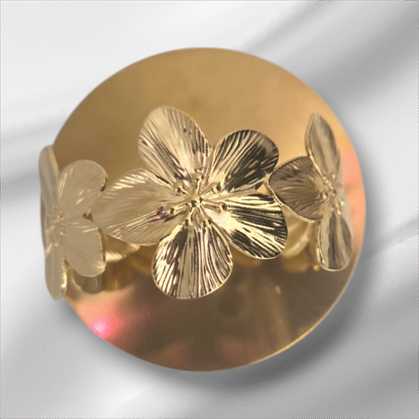 Bracelet jonc Fleur – Image 2