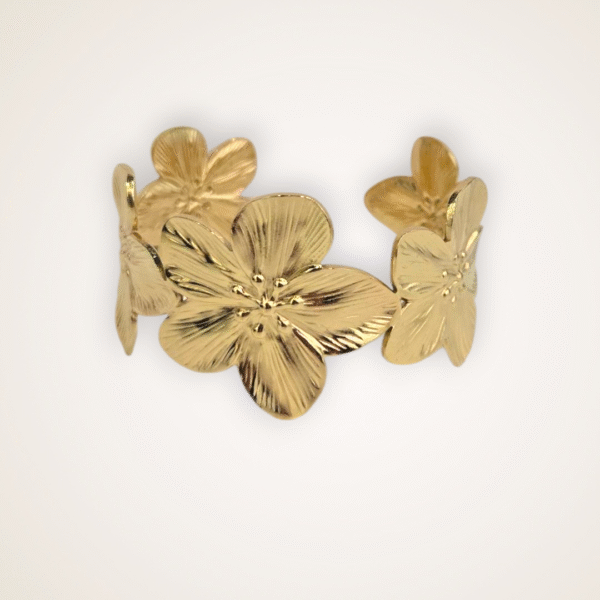 Bracelet jonc Fleur