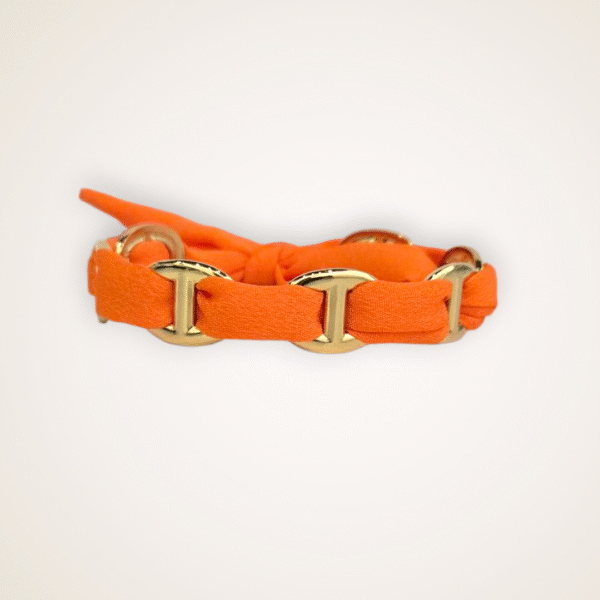 Bracelet jonc orange