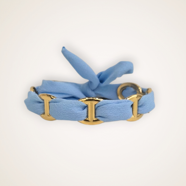 Bracelet jonc bleu